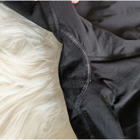 Smartwool Tights Solid Black PhD Run Wind Leggings Merino Blend M Medium - Picture 8 of 11